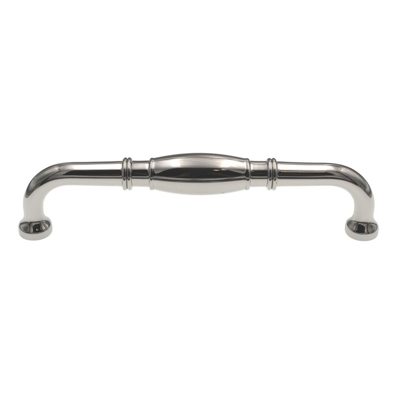 Amerock Granby 6 5/16 (160mm) Ctr Cabinet Arch Pull Polished Nickel BP55245PN