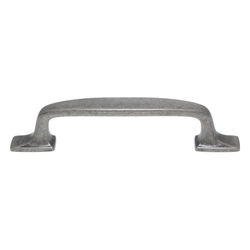 Amerock Highland Ridge 3 3/4 (96mm) Ctr Cabinet Arch Pull Aged Pewter BP55317AP