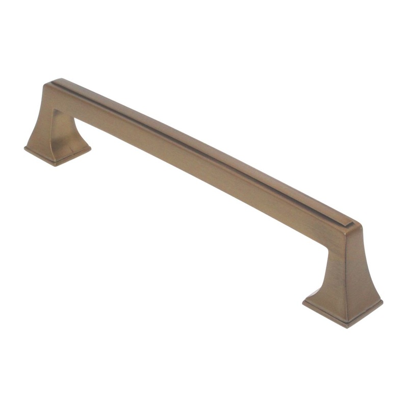 Amerock Mulholland 6 5/16 (160mm) Ctr Cabinet Arch Pull Gilded Bronze BP53530GB