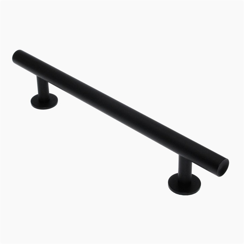 Amerock Radius 5 1/16 (128mm) Ctr Cabinet Bar Pull Matte Black BP36866FB