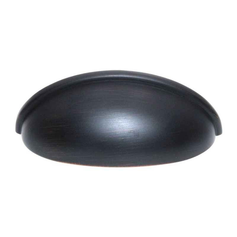 Amerock Ravino 3 Ctr Drawer Cup Pull Oil-Rubbed Bronze BP22094ORB