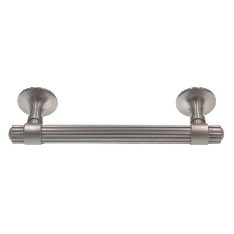 Amerock Sea Grass 3 3/4 (96mm) Ctr Cabinet Bar Pull Satin Nickel BP36621G10
