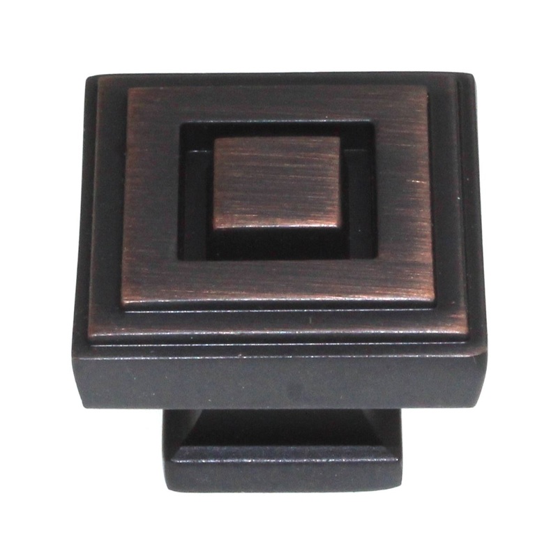 Jeffrey Alexander Delmar 1 1/4 Cabinet Knob Brushed Oil Rubbed Bronze 585L-DBAC
