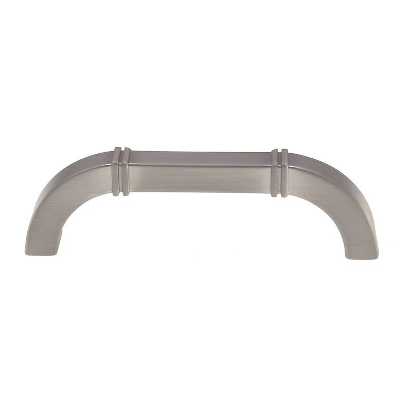 Schaub And Company Charlevoix Cabinet Pull 3 3/4 (96mm) Ctr Satin Nickel 152-15