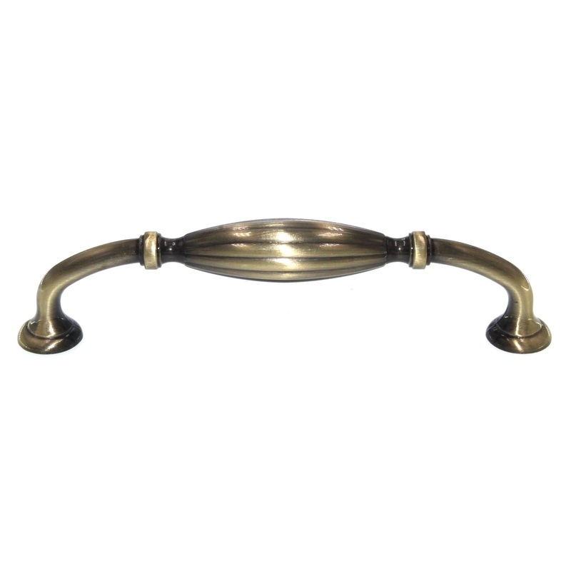 Schaub And Company Manistique Cabinet Pull 5 (128mm) Ctr Antique Brass 204-AB