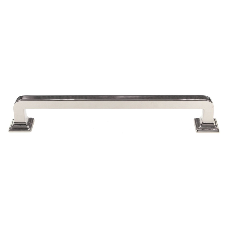 Schaub And Company Menlo Park Cabinet Bar Pull 6 Ctr Polished Nickel 537-PN