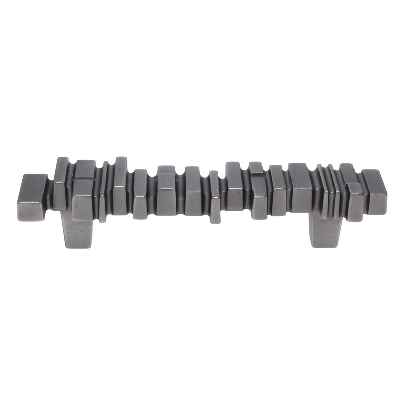 Schaub And Company Stonehenge Cabinet Bar Pull 4 Ctr Antique Nickel 291-AN
