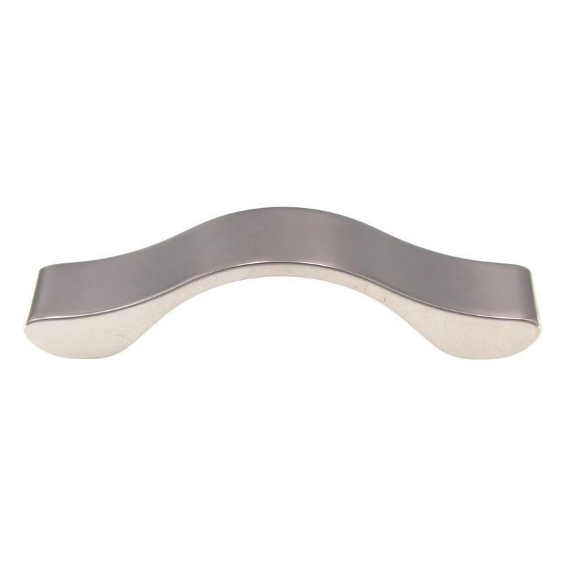 Schaub And Company Wave Cabinet Pull 2 1/2 (64mm) Ctr Satin Nickel 244-064-15
