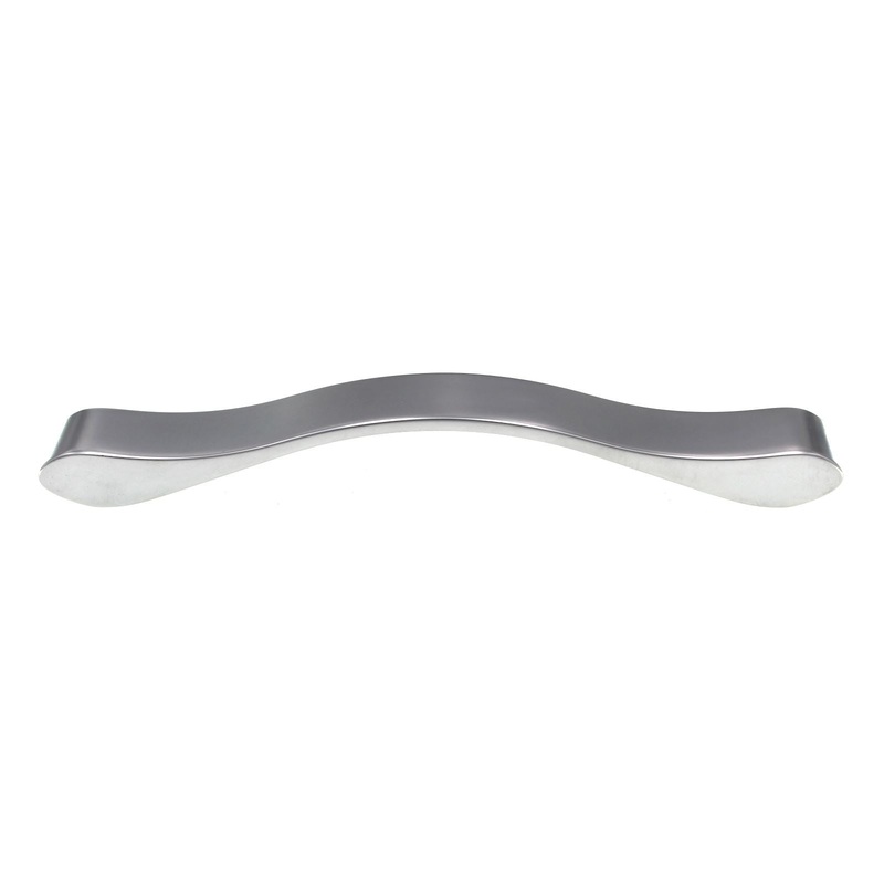 Schaub And Company Wave Cabinet Pull 6 1/4 (160mm) Ctr Matte Chrome 244-160-M26