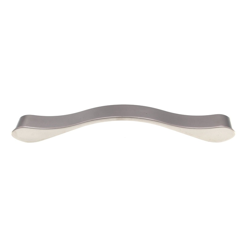 Schaub And Company Wave Cabinet Pull 6 1/4 (160mm) Ctr Satin Nickel 244-160-15