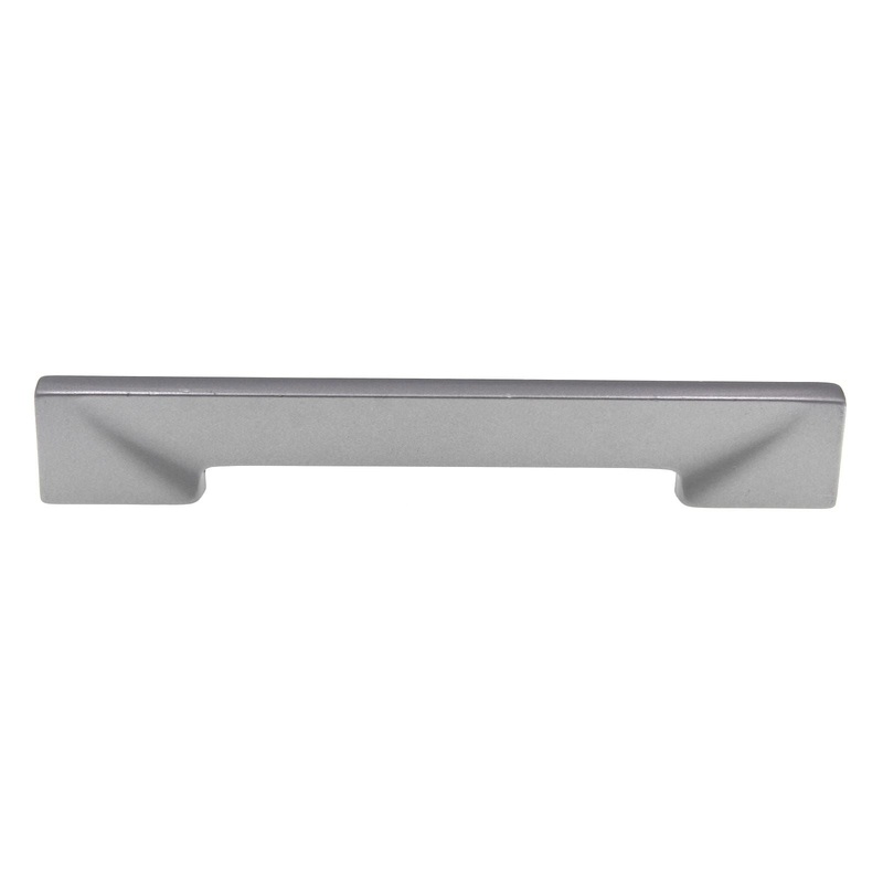 Schaub Aria Cabinet Pull 3 3/4 (96mm), 5 (128mm) Ctr Matte Chrome 241-M26