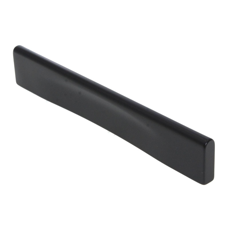 Schaub Aria Pull 3 3/4 (96mm), 5 (128mm) Ctr Double-Drilled Matte Black 239-MB