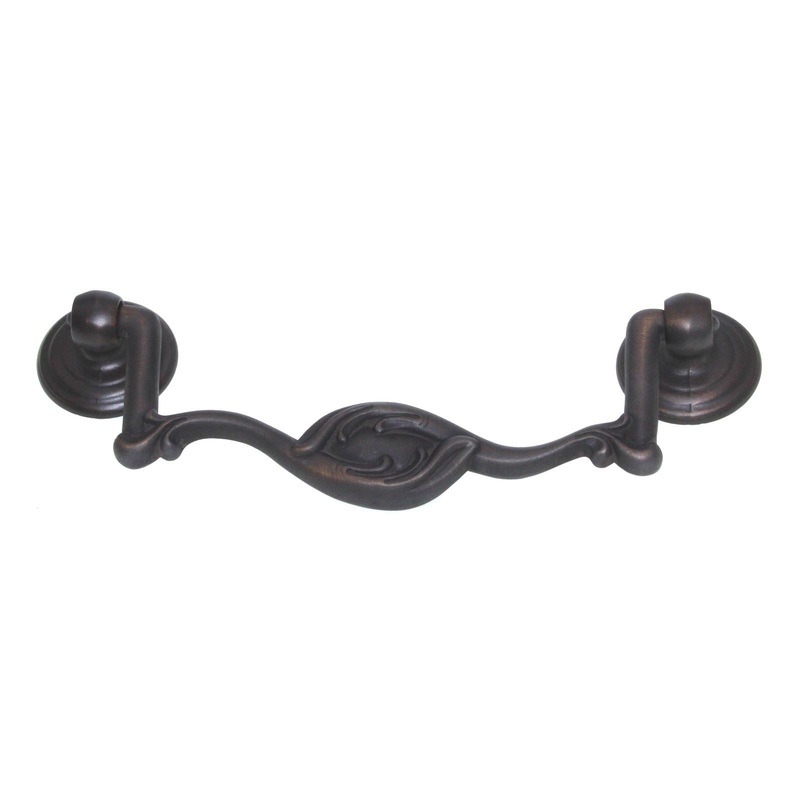 Schaub French Farm Cabinet Bail Pull 5 (128mm) Ctr Ancient Bronze 266-ABZ