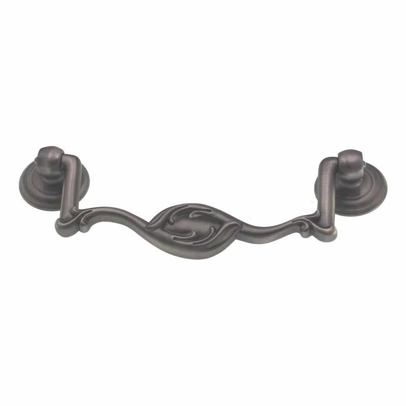 Schaub French Farm Cabinet Bail Pull 5 (128mm) Ctr Antique Nickel 266-AN