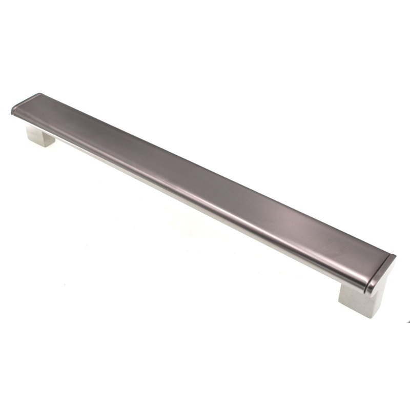 Schaub Tenor Cabinet Bar Pull 11 1/4 (288mm) Ctr Satin Nickel 245-288-15