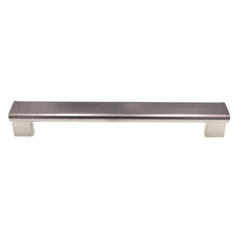 Schaub Tenor Cabinet Bar Pull 8 13/16 (224mm) Ctr Satin Nickel 245-224-15