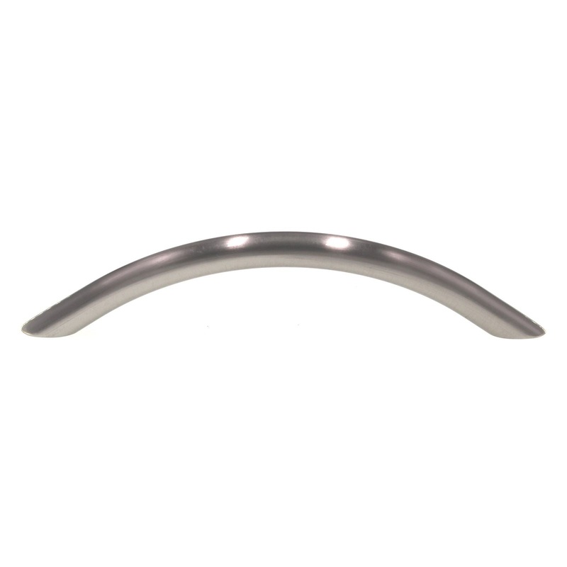 Schaub Traditional Cabinet Bow Arch Pull 5 (128mm) Ctr Satin Nickel 723-15