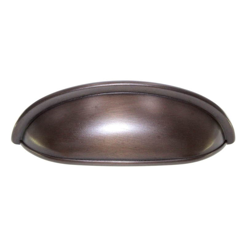 Schaub Traditional Drawer Cup Pull 3 Ctr Antique Satin Bronze 731-ASBZ