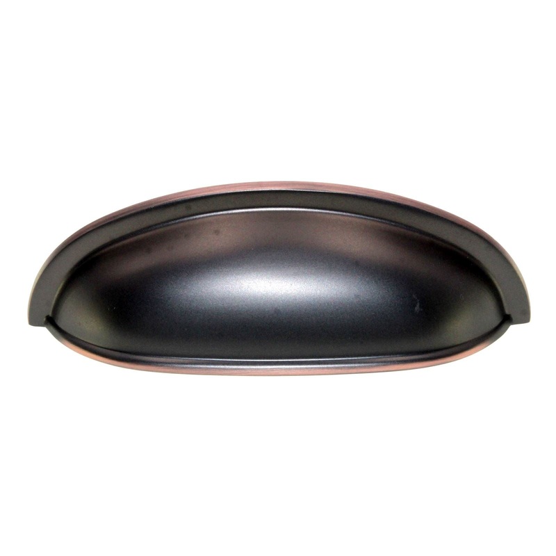 Schaub Traditional Drawer Cup Pull 3 Ctr Michelangelo Bronze 731-MIBZ
