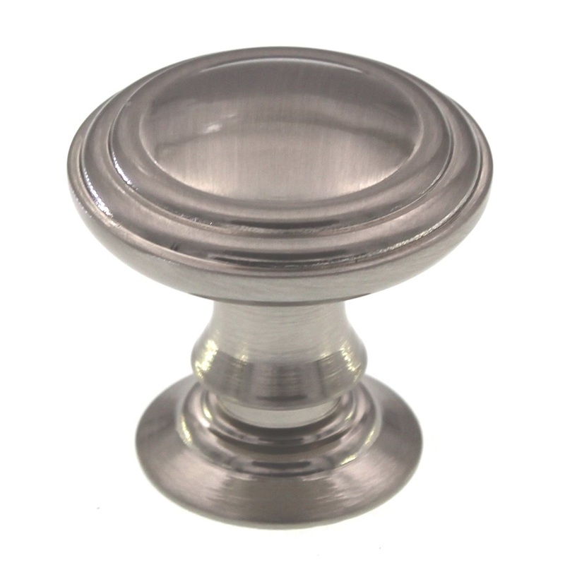 Top Knobs Chareau 1 1/8 Reeded Cabinet Knob Brushed Satin Nickel TK320BSN