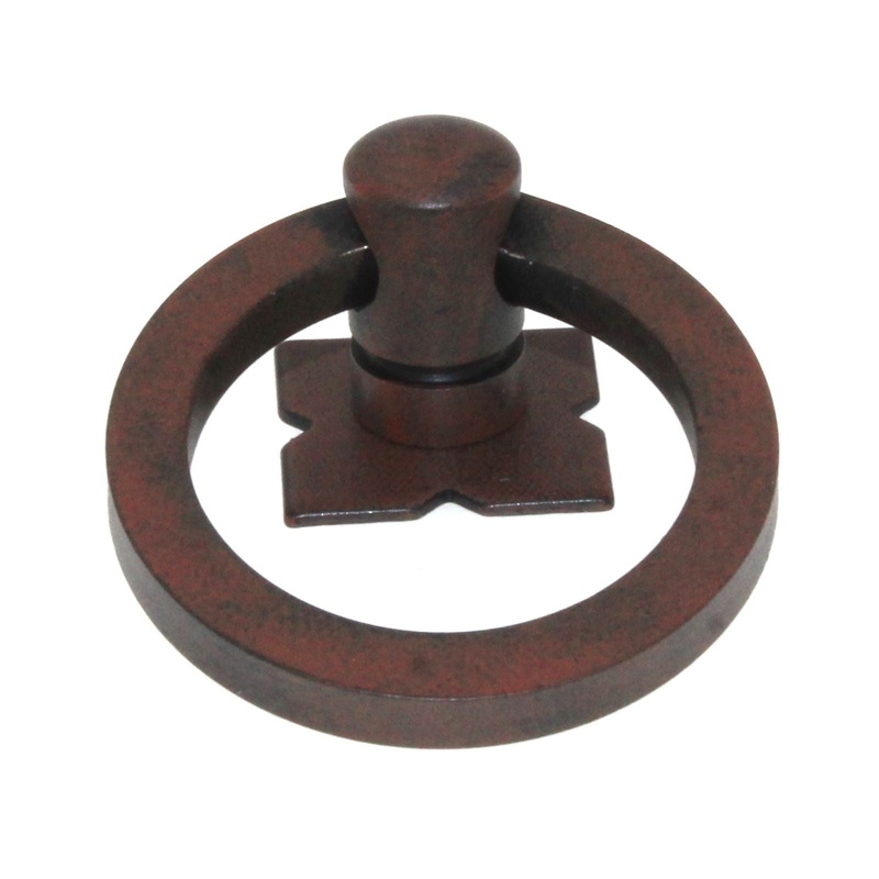 Top Knobs Normandy Steel 1 9/16 Cabinet Knob Patina Rouge M636