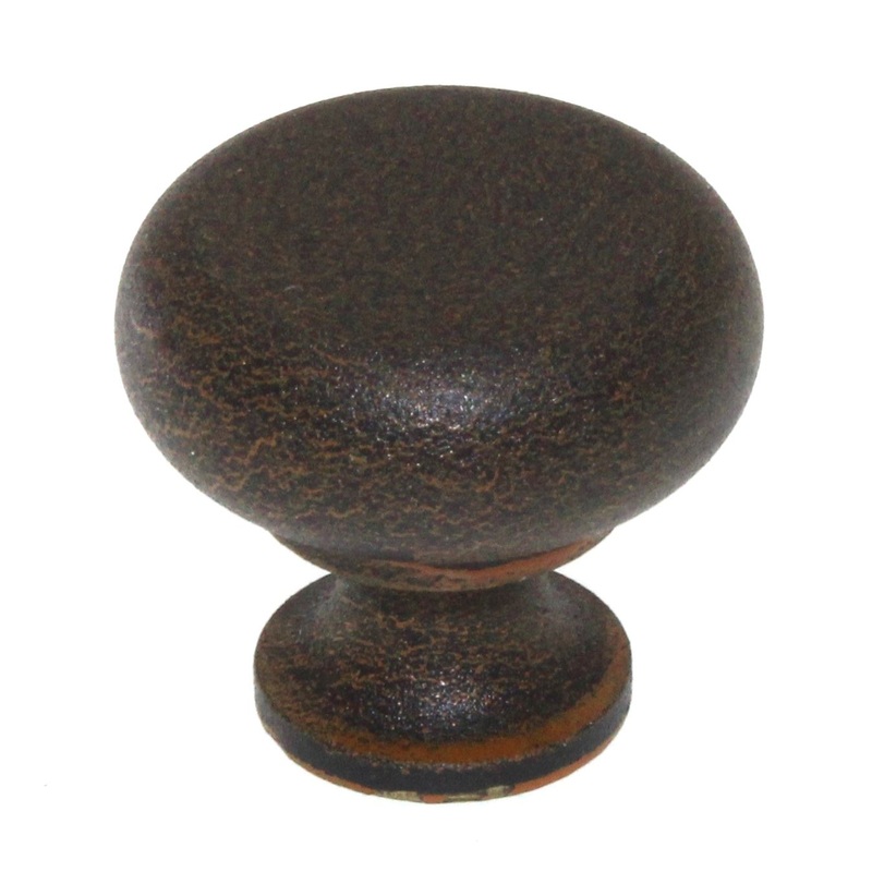 Top Knobs Somerset Brass 1 1/4 Flat Faced Cabinet Knob Rust M277