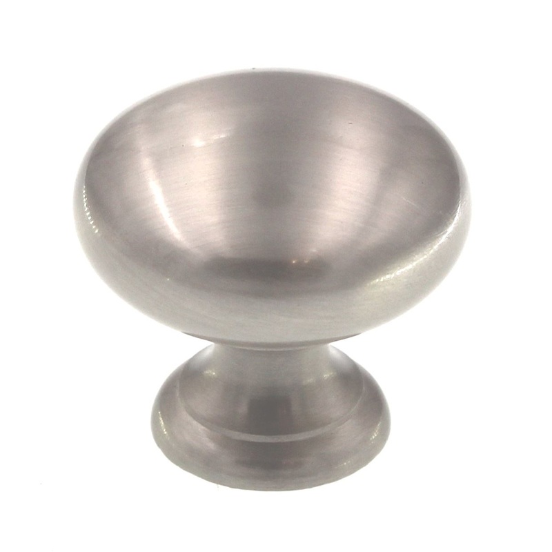 Top Knobs Somerset Brass 1 1/4 Mushroom Cabinet Knob Brushed Satin Nickel M281
