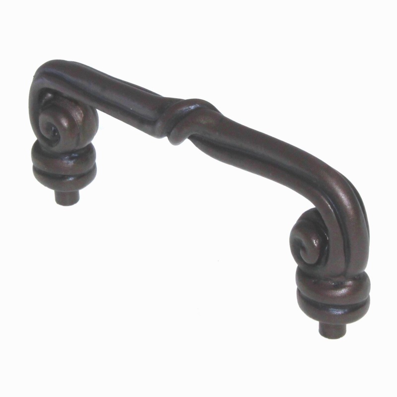 Anne At Home Mai-Oui 3 Ctr Cabinet Pull Twisted Metal Antique Bronze 1027-231