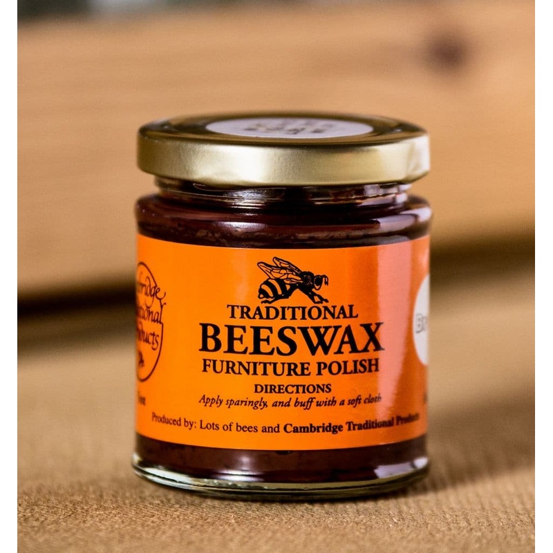 Cambridge Traditional Beeswax Furniture Polish – 142gm Brown