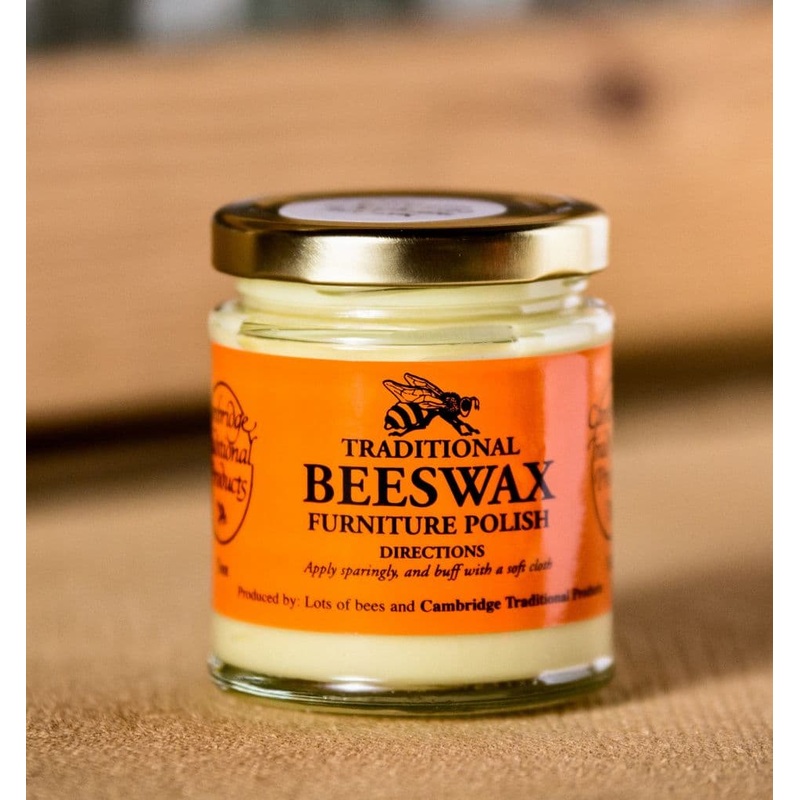 Cambridge Traditional Natural Beeswax Polish – 142gm Jar