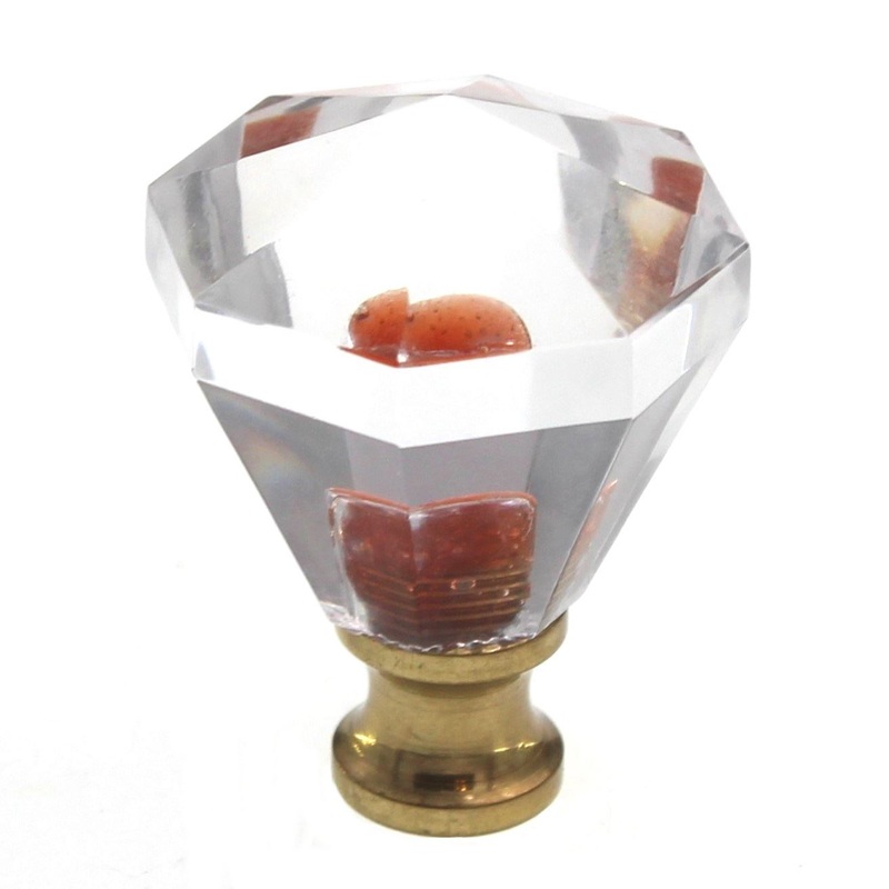 Cliffside Crystal 1 1/4 Cabinet Knob Clear Octagon M13-32