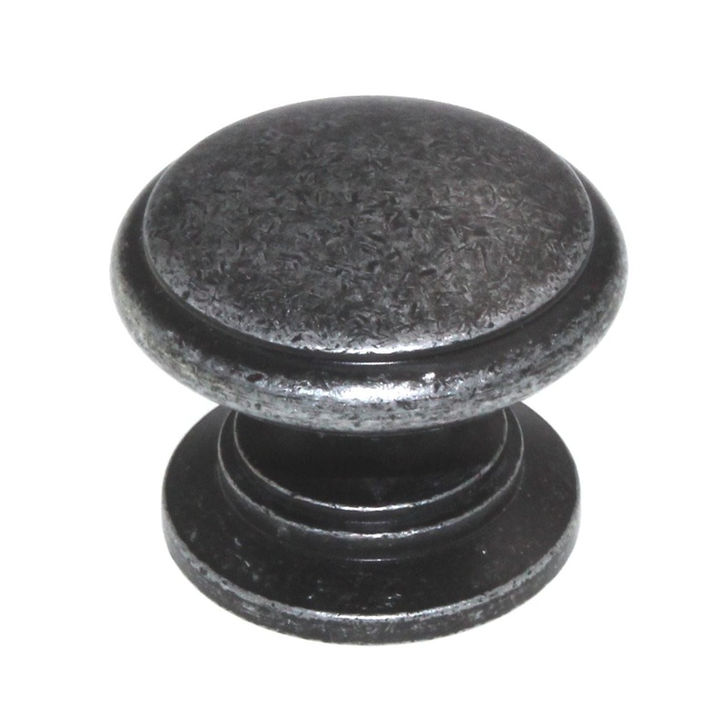 Cliffside Solid Brass 1 1/4 Rope Suite Cabinet Knob Iron 161-IR