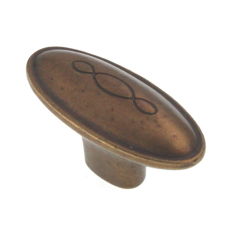 Cliffside Solid Brass 2 Cabinet Knob Aged Bronze 23966-A08