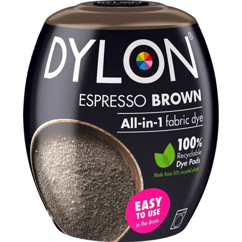 Dylon All in 1 Fabric Dye – Espresso Brown