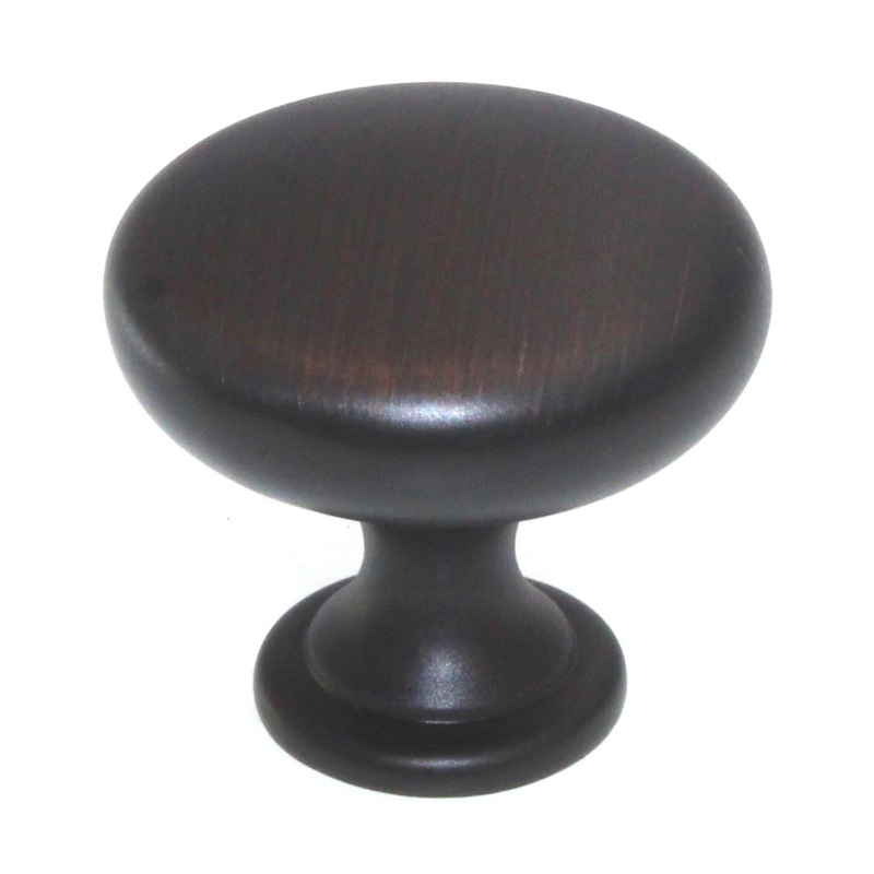 Jeffrey Alexander Madison 1 3/16 Knob Brushed Oil Rubbed Bronze 3910-DBAC