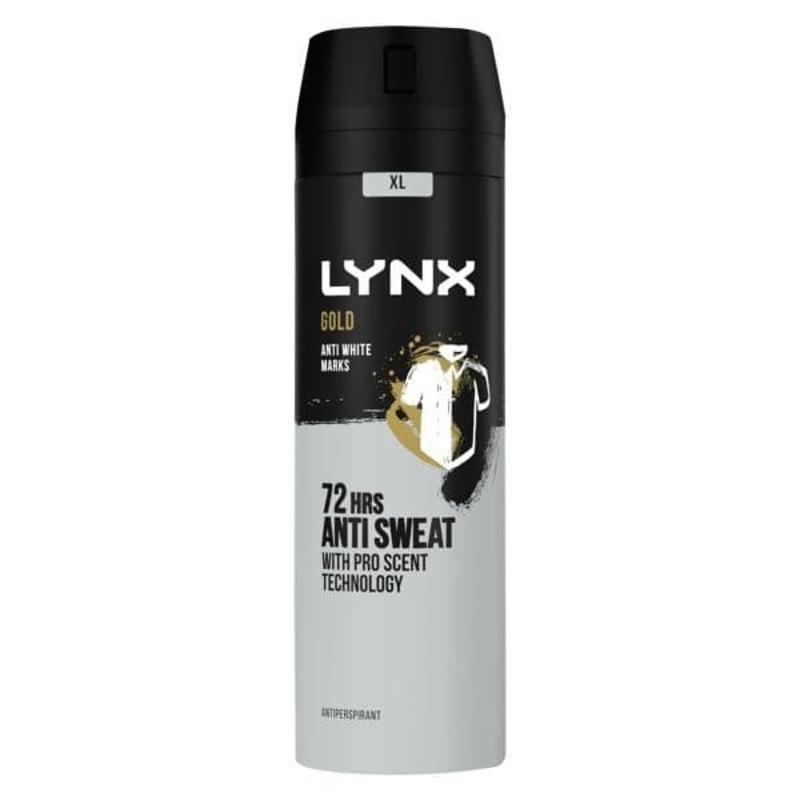 Lynx Anti Perspirant Aersol 200ml – Gold