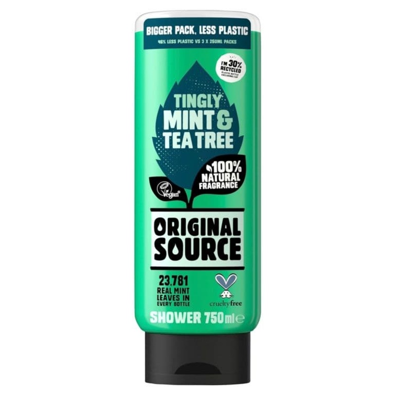 Original Source Tingly Mint & Tea Tree Shower Gel – 750ml