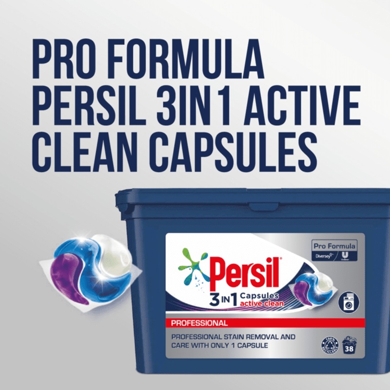 Persil 3in1 Active Clean Capsules – 96 Pods
