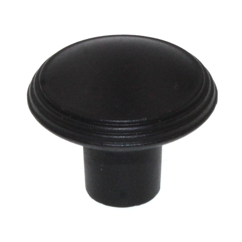 Schaub And Company 1 1/8 Cabinet Knob Matte Black 166-MB