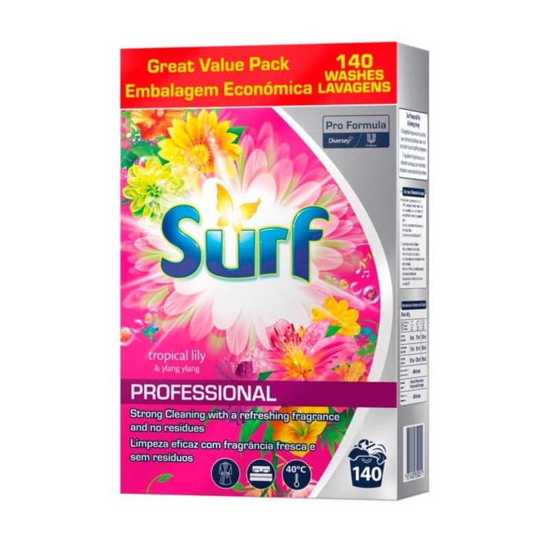 Surf Professional Washing Powder 140 Wash – Tropical Lily 8.4kg
