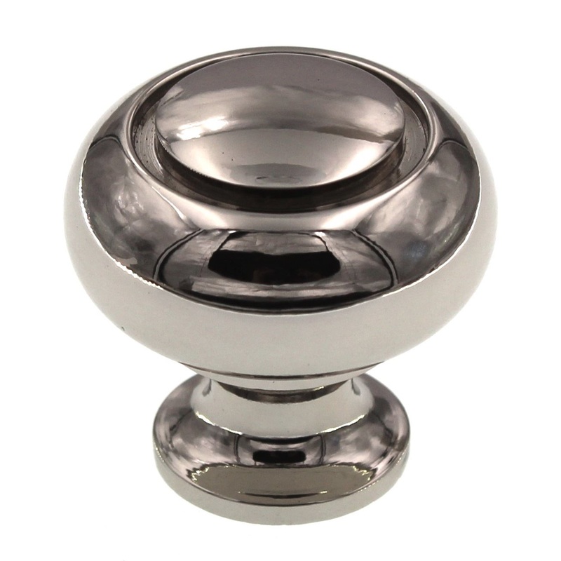Top Knobs Asbury Brass 1 1/4 Ring Cabinet Knob Polished Nickel M1309