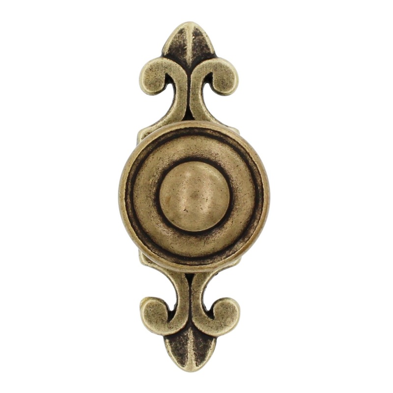 Top Knobs Brittania Canterbury 1 1/4 Knob with Backplate German Bronze M31