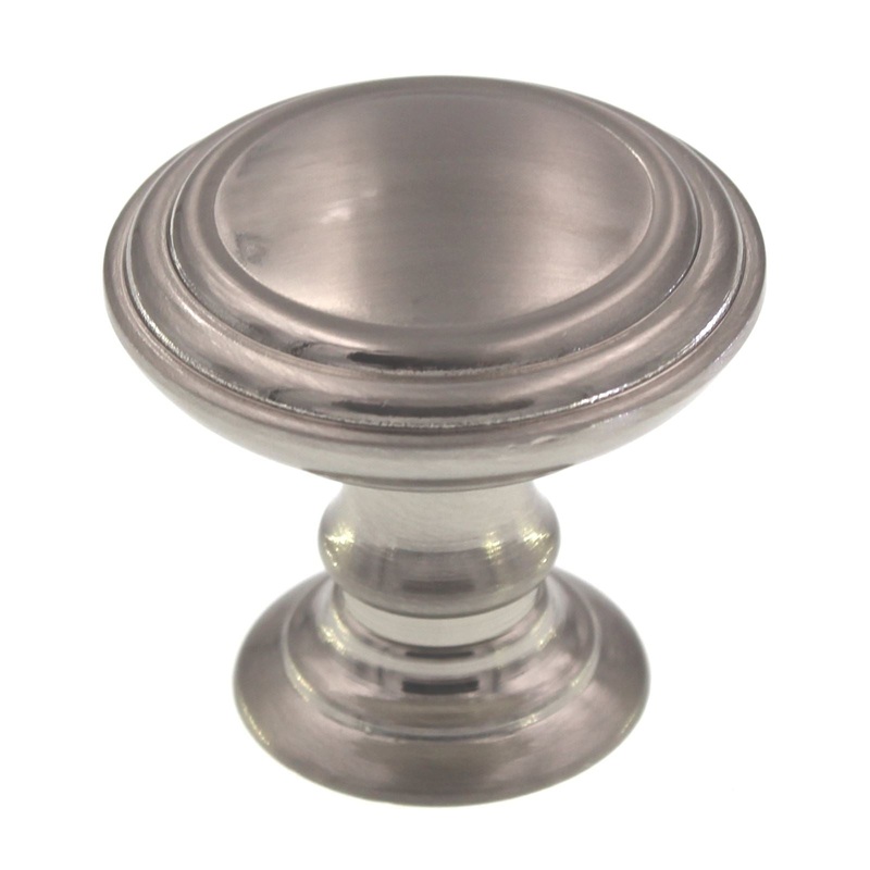 Top Knobs Chareau 1 1/2 Reeded Cabinet Knob Brushed Satin Nickel TK321BSN