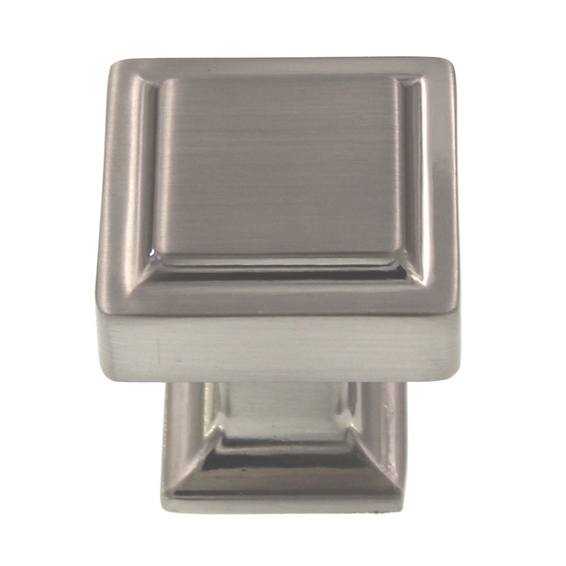 Top Knobs Transcend Ascendra 1 1/8 Cabinet Knob Brushed Satin Nickel TK701BSN