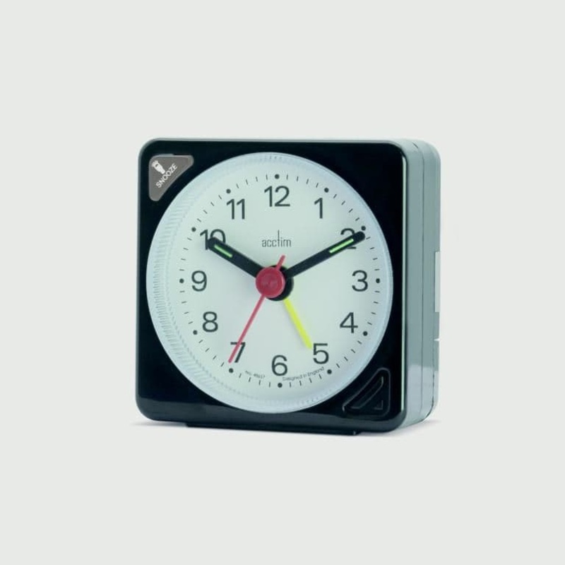 Acctim Ingot Crescendo Alarm Clock – Black