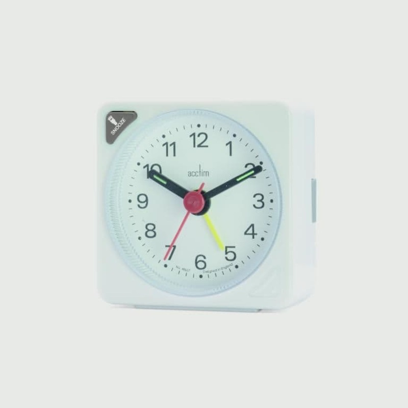 Acctim Ingot Crescendo Alarm Clock – White