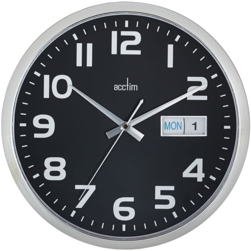 Acctim Supervisor Wall Clock – Black