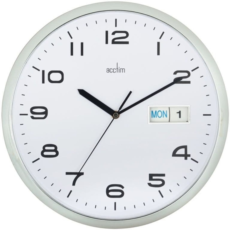 Acctim Supervisor Wall Clock – Chrome
