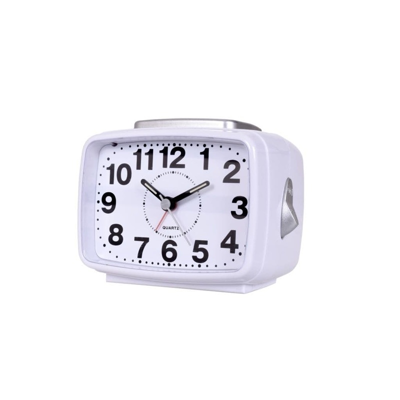 Acctim Titan 2 Sweep Seconds Hand Alarm – White