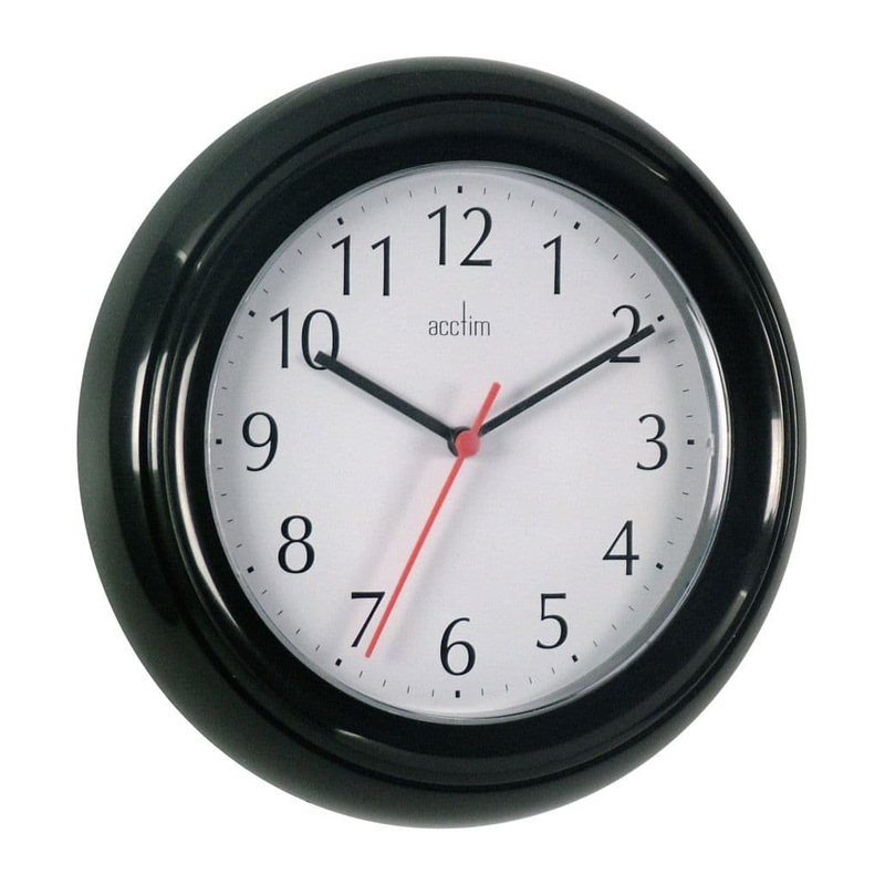 Acctim Wycombe Wall Clock – Black